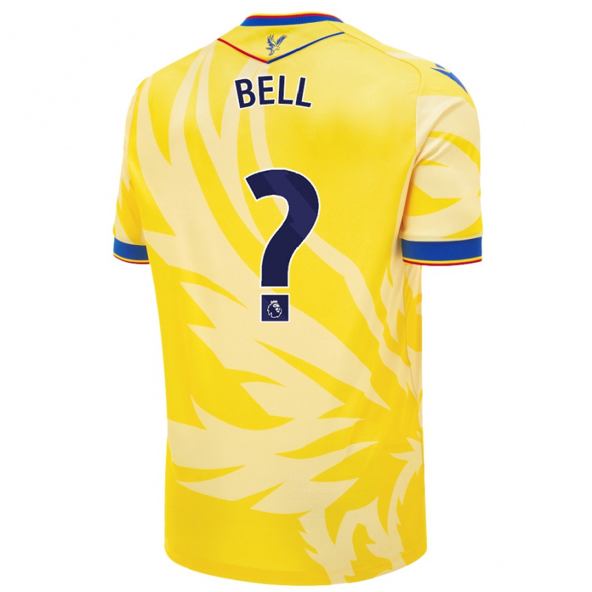 Homme Football Maillot Freddie Bell #0 Jaune Tenues Extérieur 2024/25 Canada