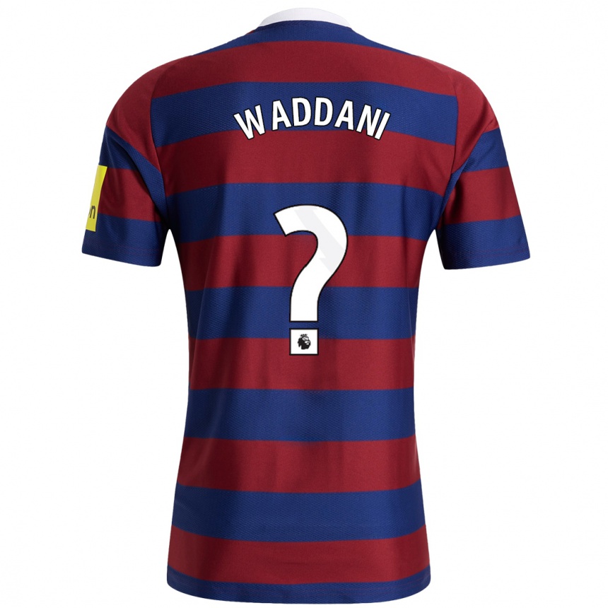 Homme Football Maillot Mohamed Waddani #0 Bordeaux Bleu Marine Tenues Extérieur 2024/25 Canada