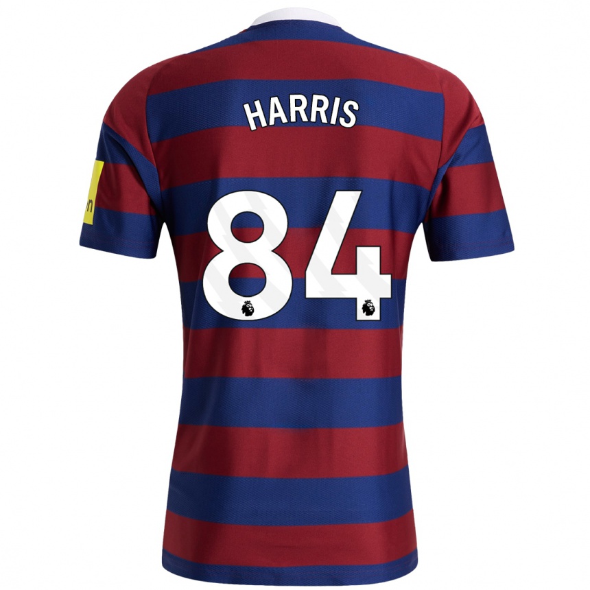 Homme Football Maillot Aidan Harris #84 Bordeaux Bleu Marine Tenues Extérieur 2024/25 Canada