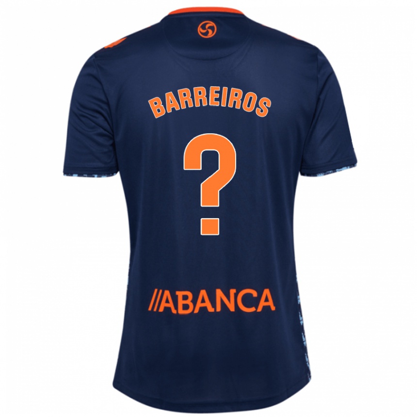 Men Football Iago Barreiros #0 Navy Blue Away Jersey 2024/25 T-Shirt Canada