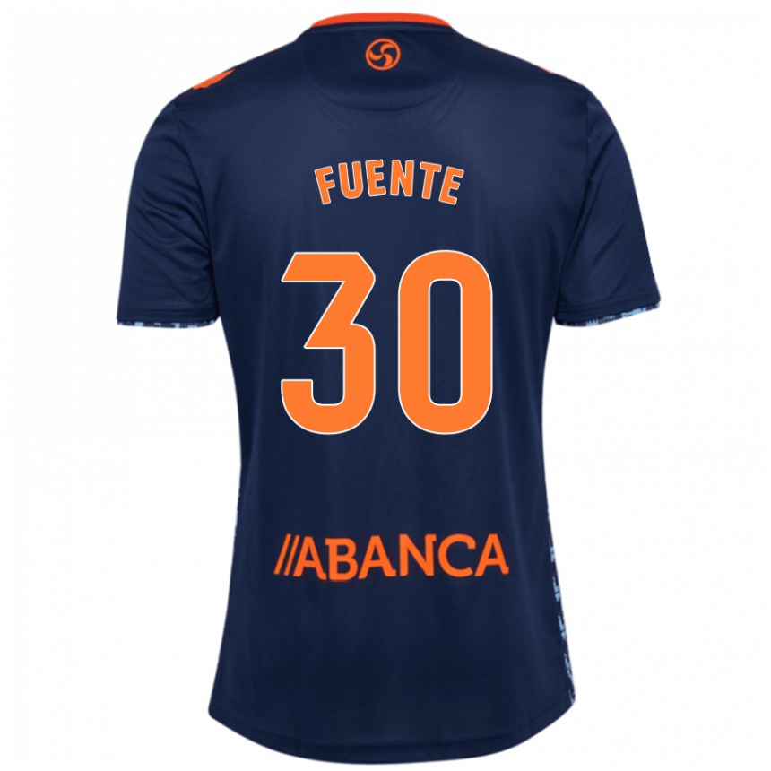 Men Football Mario Fuente #30 Navy Blue Away Jersey 2024/25 T-Shirt Canada