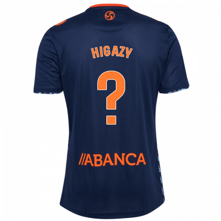 Men Football Ibrahim Higazy #0 Navy Blue Away Jersey 2024/25 T-Shirt Canada