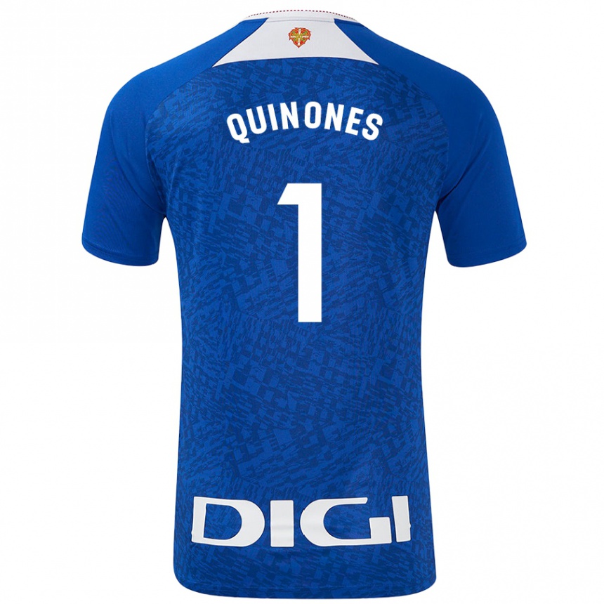 Men Football Mariasun Quiñones #1 Royal Blue Away Jersey 2024/25 T-Shirt Canada