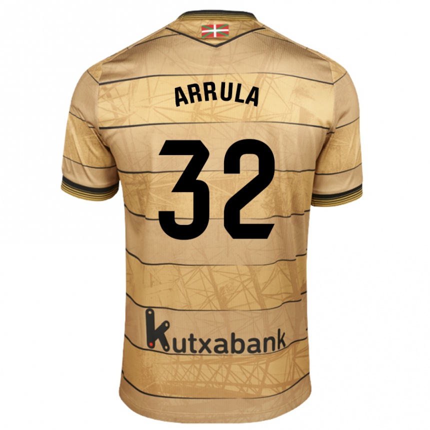 Homme Football Maillot Julia Arrula #32 Marron Tenues Extérieur 2024/25 Canada