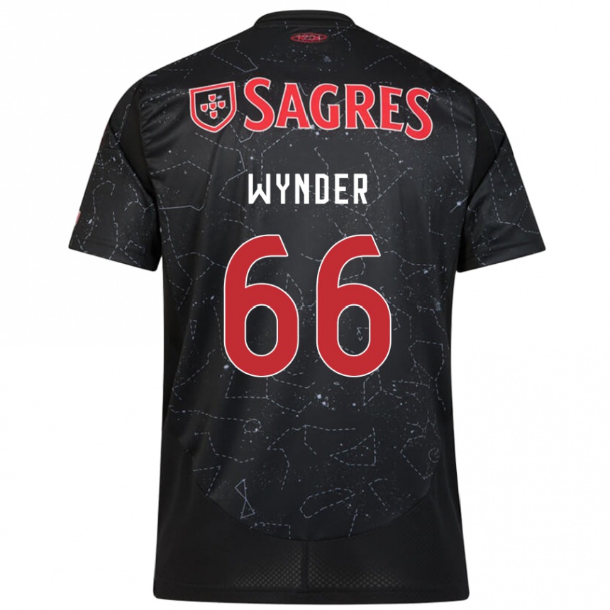 Homme Football Maillot Joshua Wynder #66 Noir Rouge Tenues Extérieur 2024/25 Canada