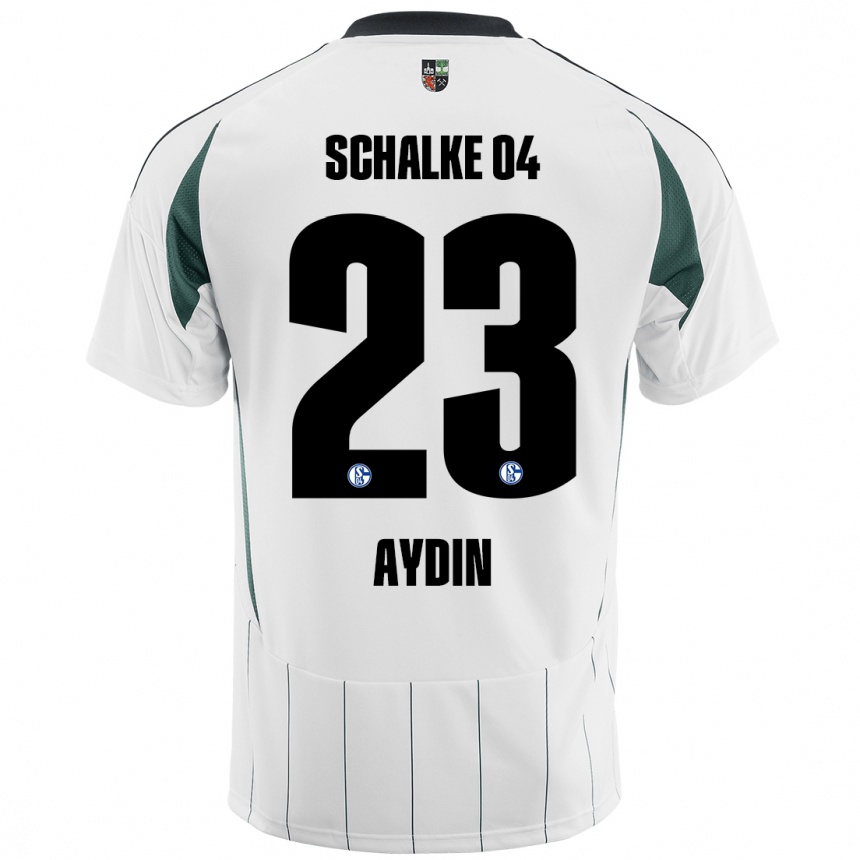 Men Football Mehmet Aydın #23 White Green Away Jersey 2024/25 T-Shirt Canada