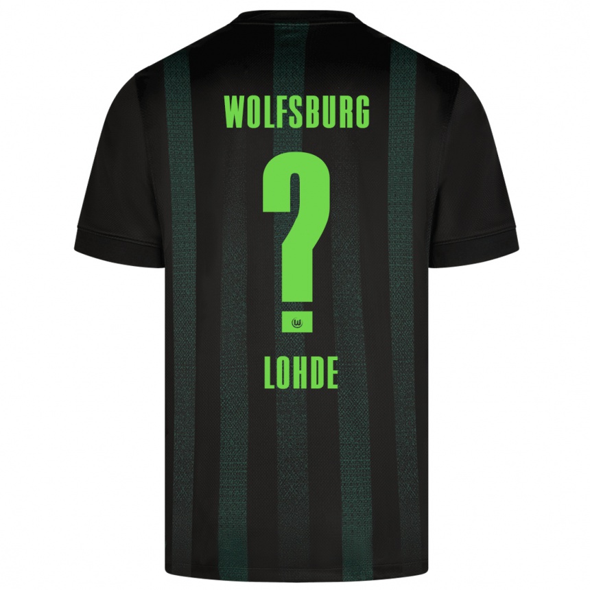 Men Football Sven Lohde #0 Dark Green Away Jersey 2024/25 T-Shirt Canada