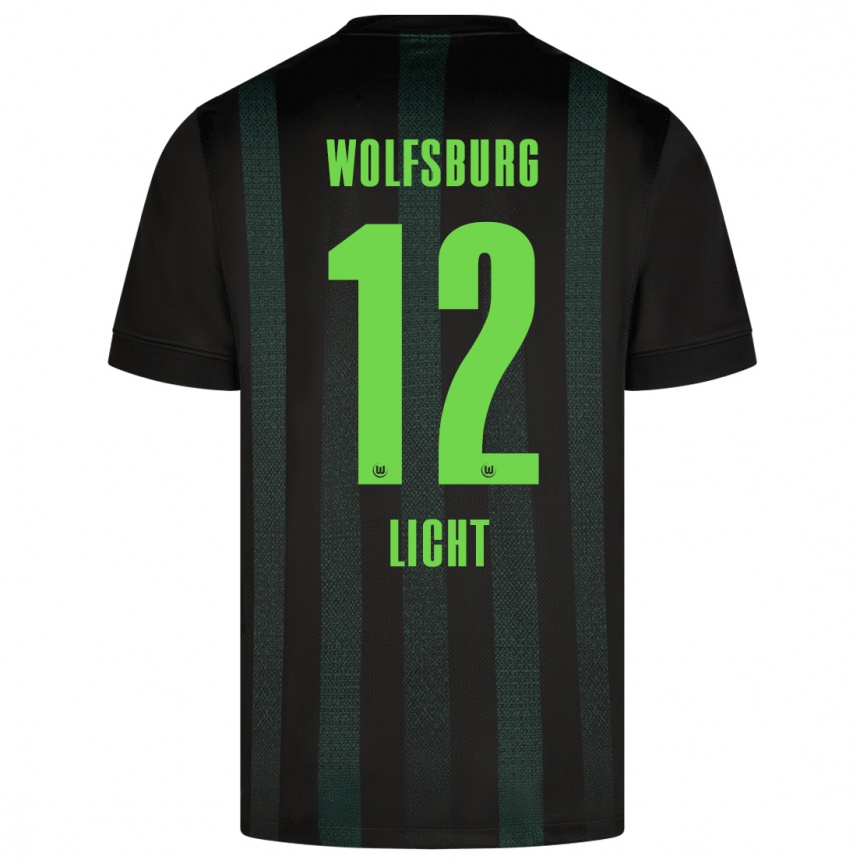 Men Football Philipp Licht #12 Dark Green Away Jersey 2024/25 T-Shirt Canada