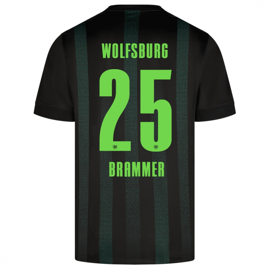 Men Football Ole Brammer #25 Dark Green Away Jersey 2024/25 T-Shirt Canada