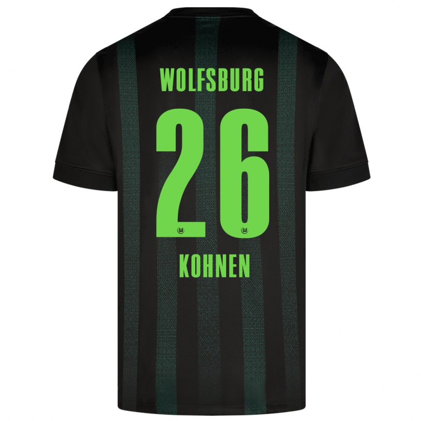 Men Football Ben Kohnen #26 Dark Green Away Jersey 2024/25 T-Shirt Canada