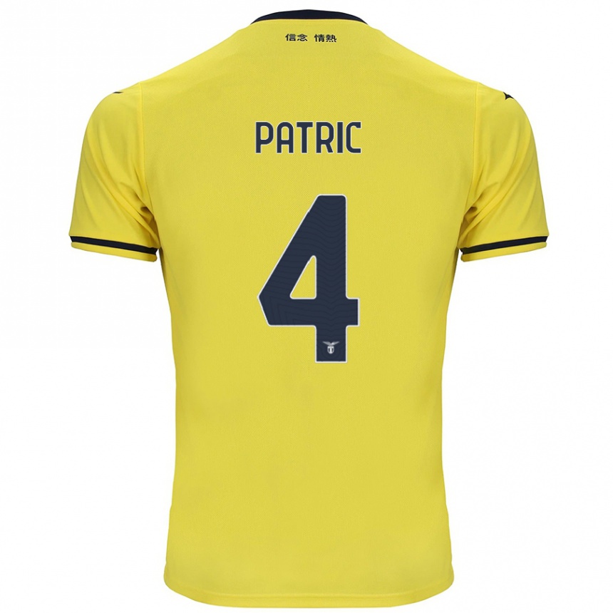 Homme Football Maillot Patric #4 Jaune Tenues Extérieur 2024/25 Canada