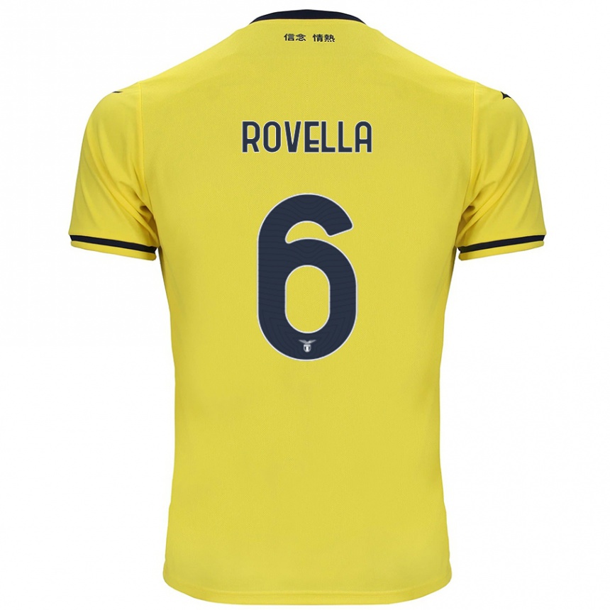 Homme Football Maillot Nicolo Rovella #6 Jaune Tenues Extérieur 2024/25 Canada