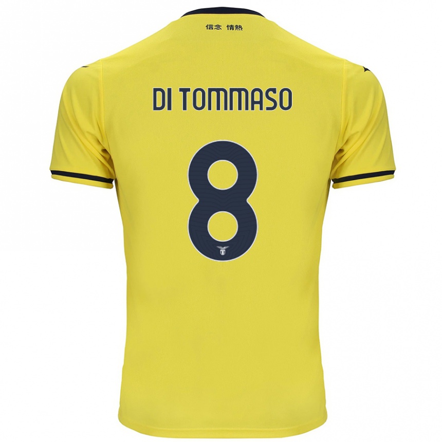 Homme Football Maillot Leonardo Di Tommaso #8 Jaune Tenues Extérieur 2024/25 Canada