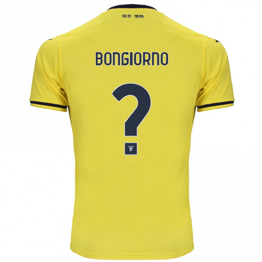 Homme Football Maillot Dario Bongiorno #0 Jaune Tenues Extérieur 2024/25 Canada