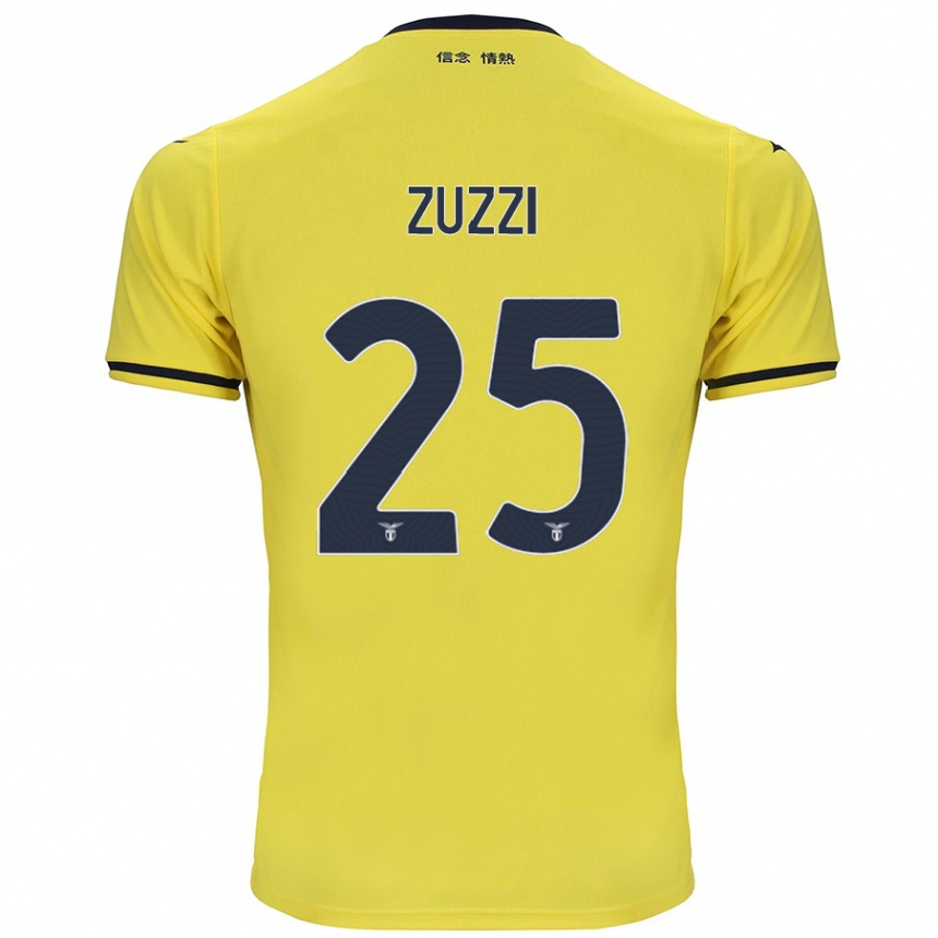 Homme Football Maillot Giorgia Zuzzi #25 Jaune Tenues Extérieur 2024/25 Canada