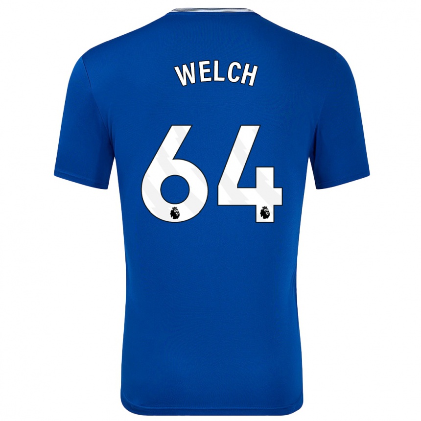 Femme Football Maillot Reece Welch #64 Bleu Avec Tenues Domicile 2024/25 Canada