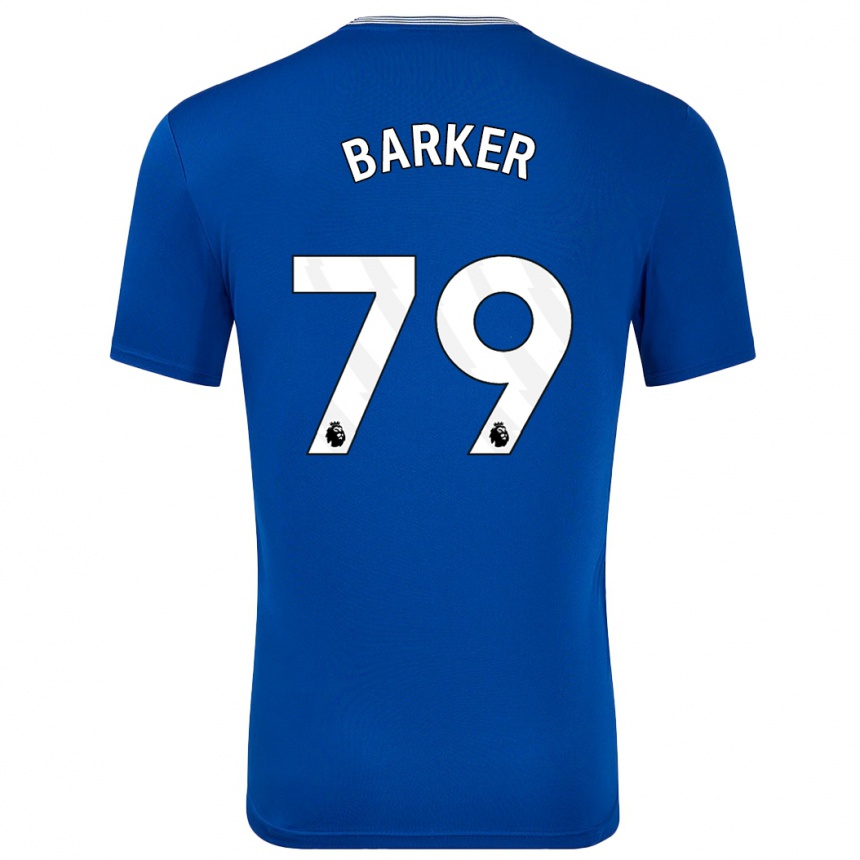 Women Football Owen Barker #79 Blue With Home Jersey 2024/25 T-Shirt Canada