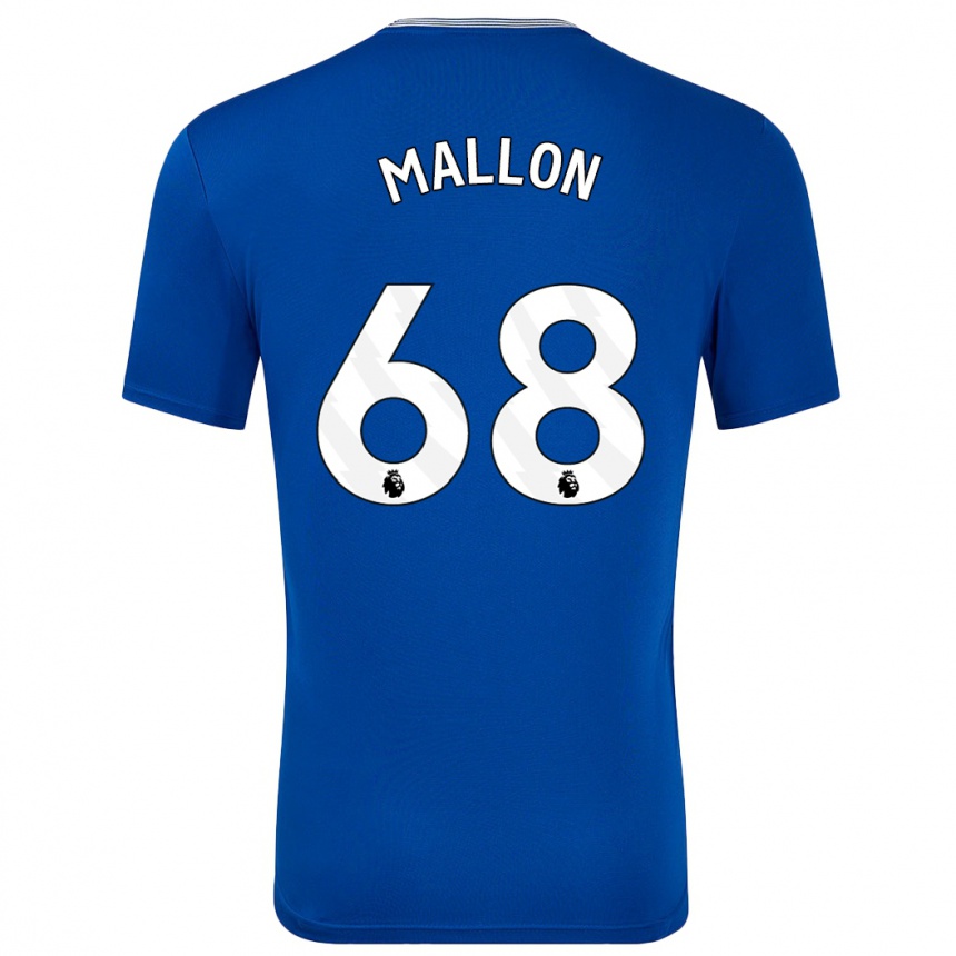 Femme Football Maillot Mathew Mallon #68 Bleu Avec Tenues Domicile 2024/25 Canada