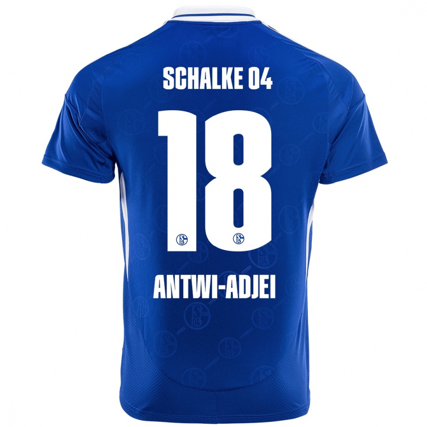 Women Football Christopher Antwi-Adjei #18 Royal Blue Home Jersey 2024/25 T-Shirt Canada