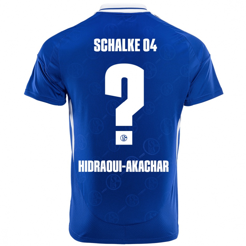 Women Football Yassin Hidraoui-Akachar #0 Royal Blue Home Jersey 2024/25 T-Shirt Canada