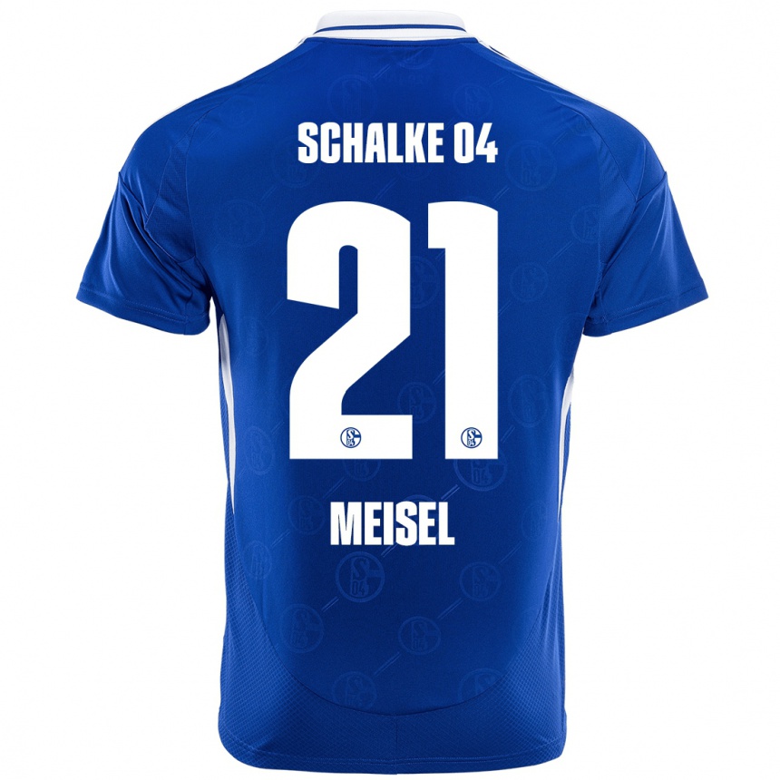 Women Football Kelsey Meisel #21 Royal Blue Home Jersey 2024/25 T-Shirt Canada