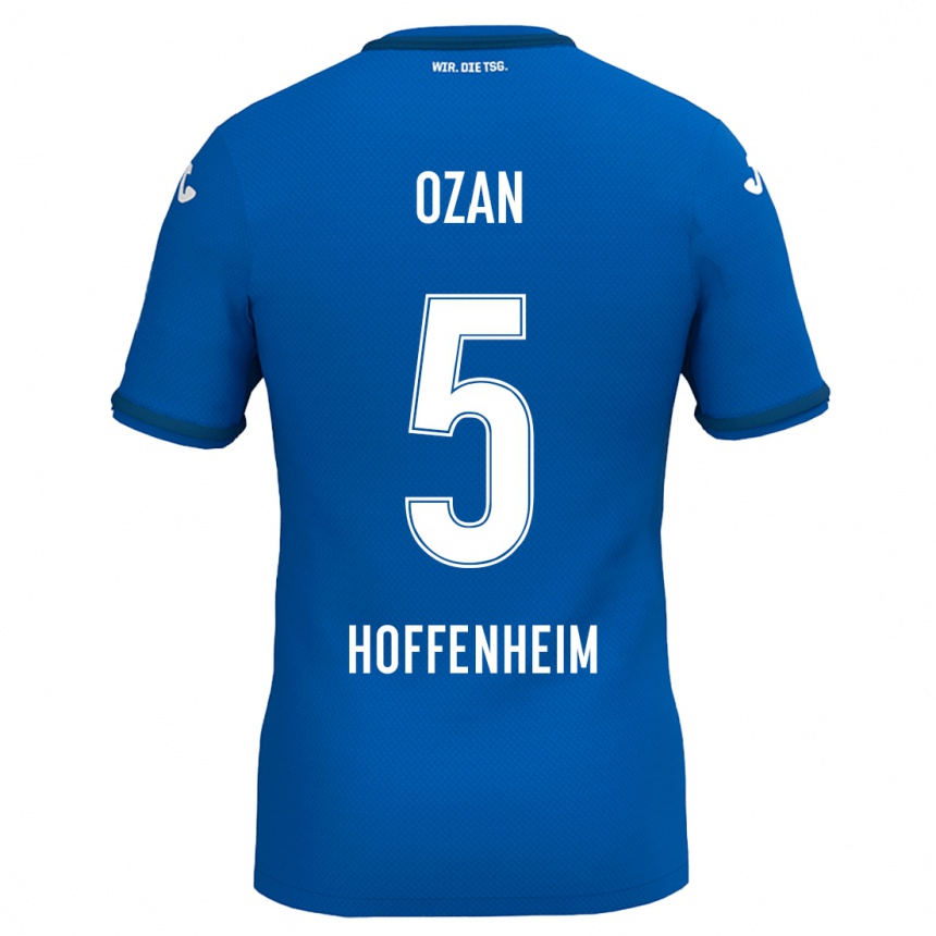 Women Football Ozan Kabak #5 Royal Blue Home Jersey 2024/25 T-Shirt Canada