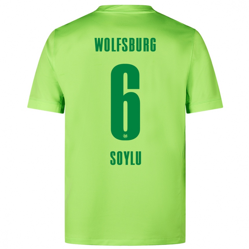 Women Football Darwin Soylu #6 Fluorescent Green Home Jersey 2024/25 T-Shirt Canada