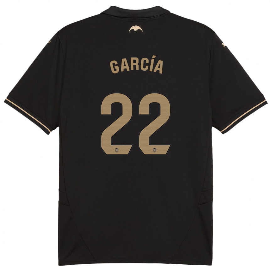 Femme Football Maillot Azael García #22 Noir Tenues Extérieur 2024/25 Canada