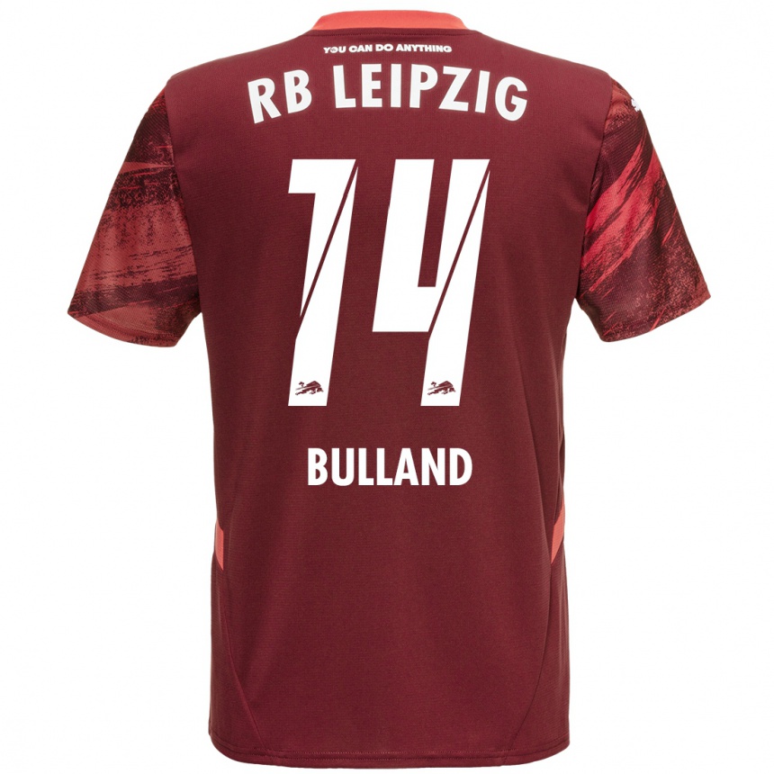 Women Football Anton Bulland #14 Burgundy Away Jersey 2024/25 T-Shirt Canada