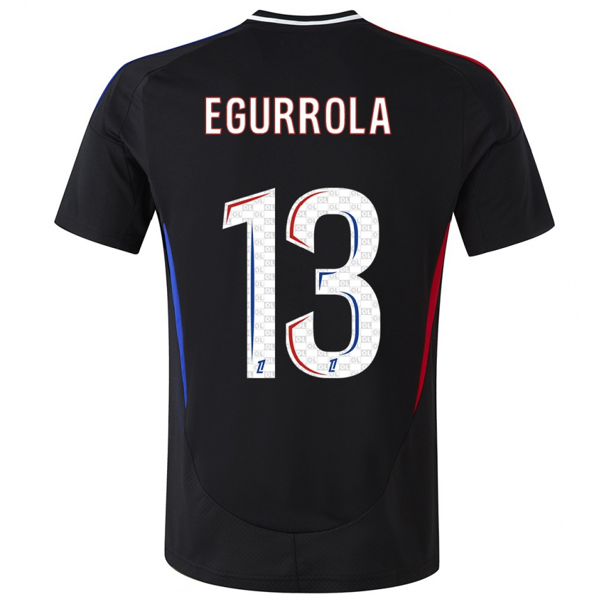 Femme Football Maillot Damaris Egurrola #13 Noir Tenues Extérieur 2024/25 Canada