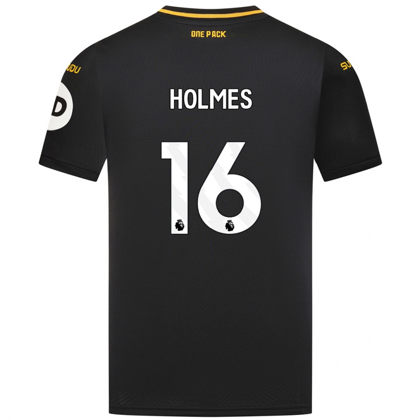 Women Football Summer Holmes #16 Black Away Jersey 2024/25 T-Shirt Canada