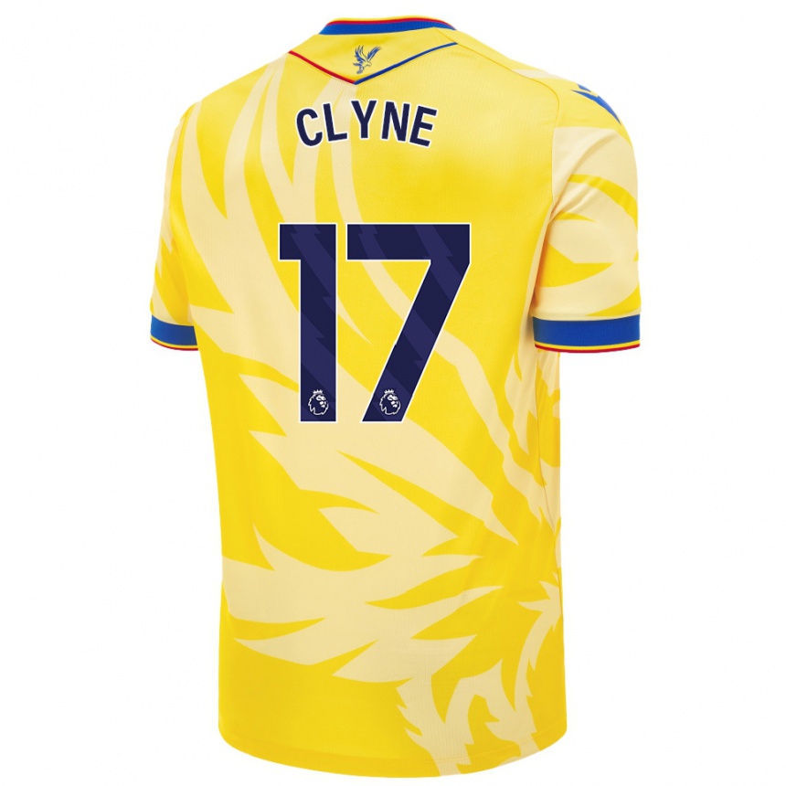 Women Football Nathaniel Clyne #17 Yellow Away Jersey 2024/25 T-Shirt Canada