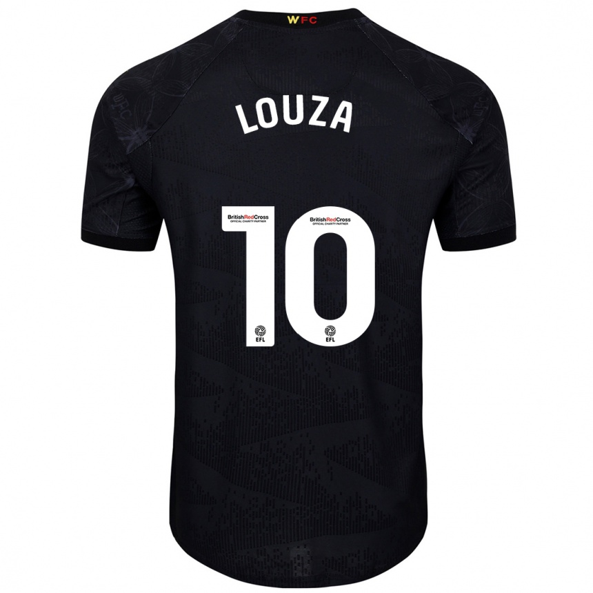 Women Football Imrân Louza #10 Black White Away Jersey 2024/25 T-Shirt Canada