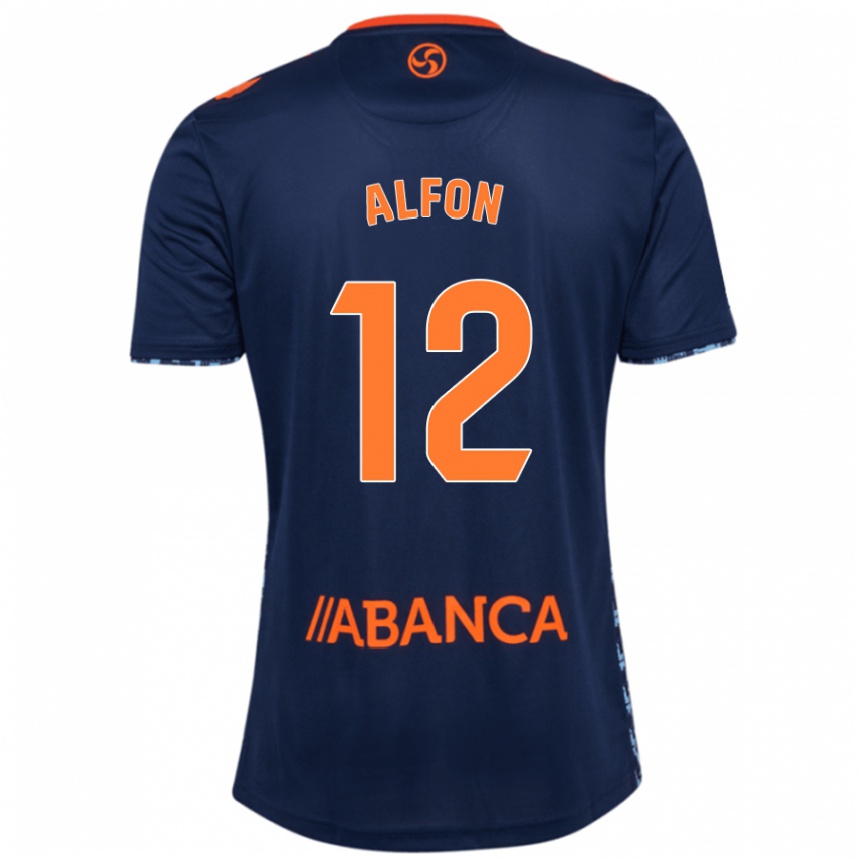 Women Football Alfon González #12 Navy Blue Away Jersey 2024/25 T-Shirt Canada