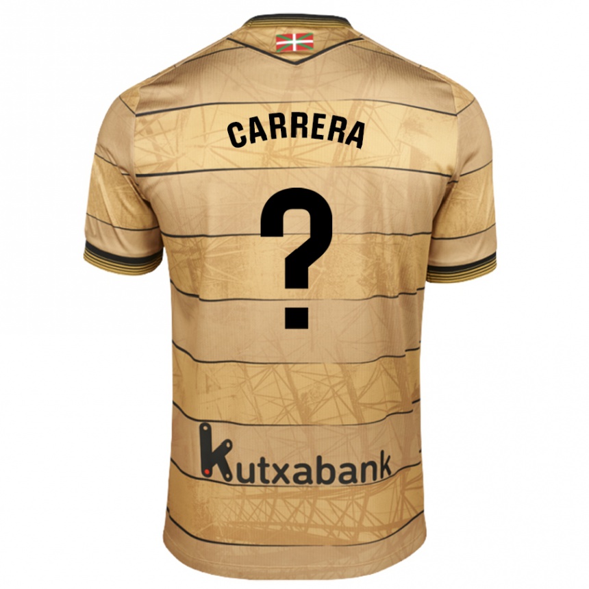 Women Football Gorka Carrera #0 Brown Away Jersey 2024/25 T-Shirt Canada