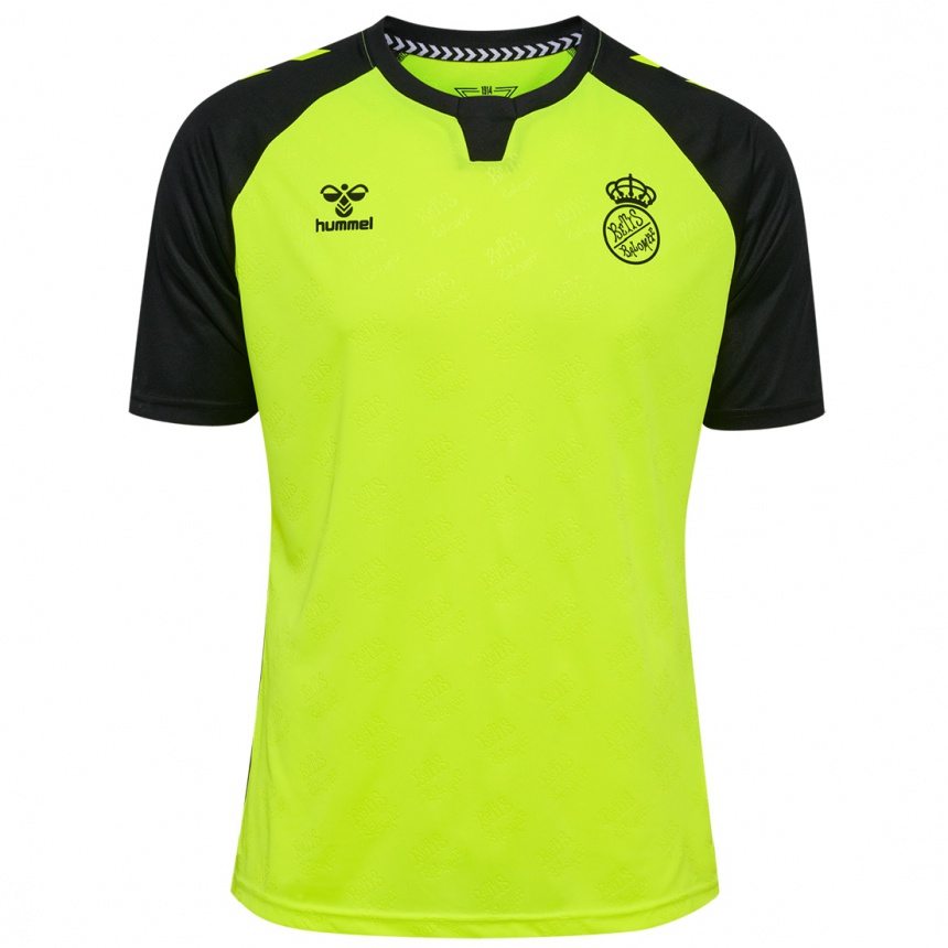 Femme Football Maillot Carlos Reina #10 Jaune Fluo Noir Tenues Extérieur 2024/25 Canada