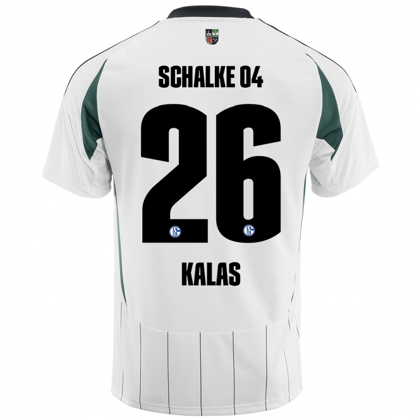 Women Football Tomas Kalas #26 White Green Away Jersey 2024/25 T-Shirt Canada