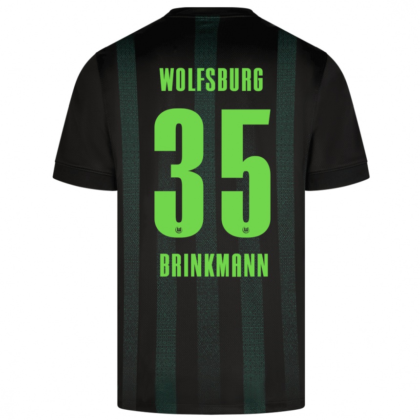 Women Football Karla Brinkmann #35 Dark Green Away Jersey 2024/25 T-Shirt Canada