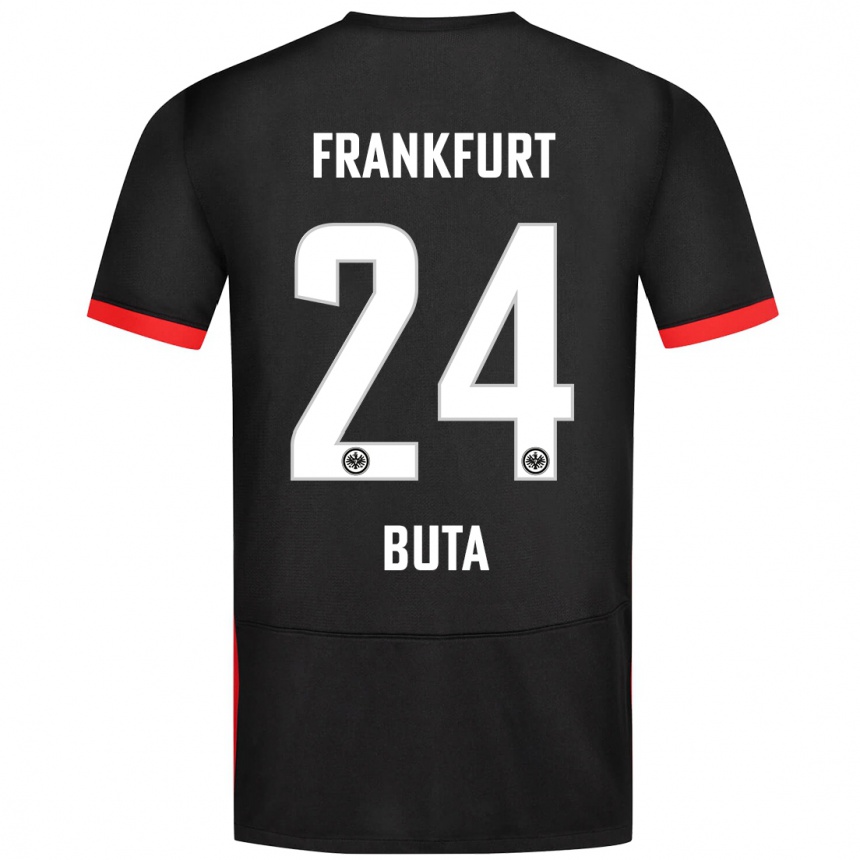 Femme Football Maillot Aurélio Buta #24 Noir Tenues Extérieur 2024/25 Canada