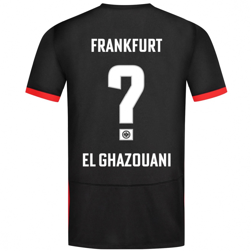 Women Football Mohamed El Ghazouani #0 Black Away Jersey 2024/25 T-Shirt Canada