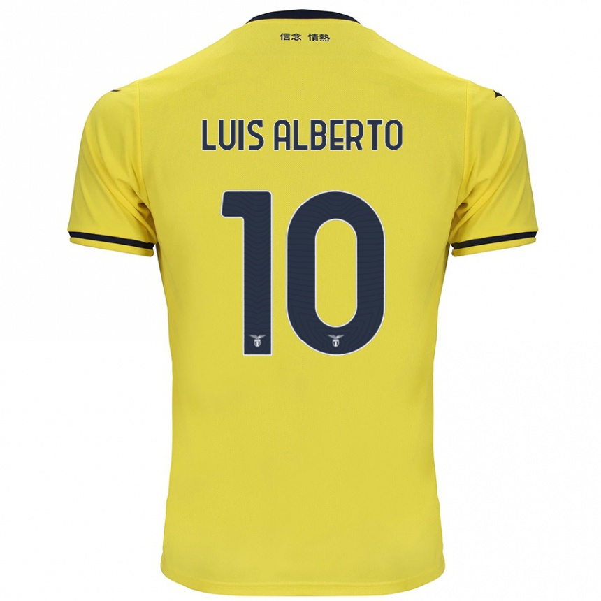 Femme Football Maillot Luis Alberto #10 Jaune Tenues Extérieur 2024/25 Canada