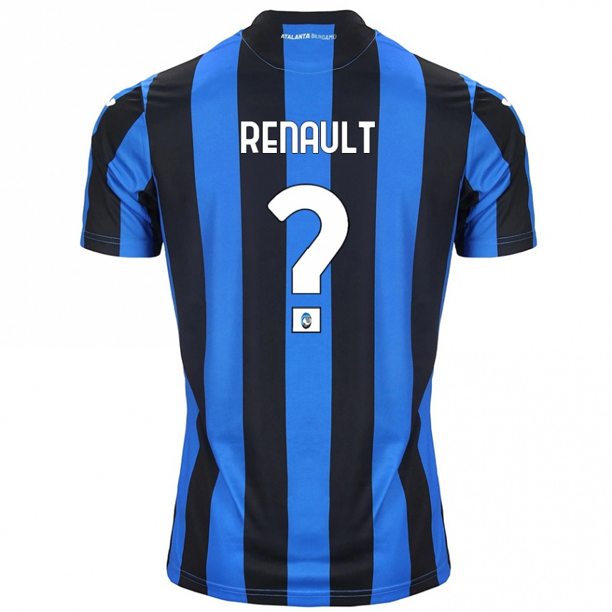 Enfant Football Maillot Guillaume Renault #0 Bleu Noir Tenues Domicile 2024/25 Canada