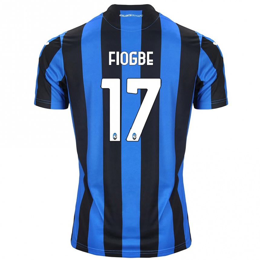 Enfant Football Maillot Candas Fiogbe #17 Bleu Noir Tenues Domicile 2024/25 Canada