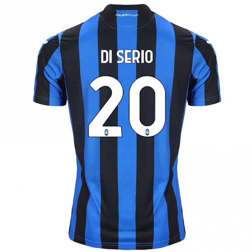 Enfant Football Maillot Giuseppe Di Serio #20 Bleu Noir Tenues Domicile 2024/25 Canada