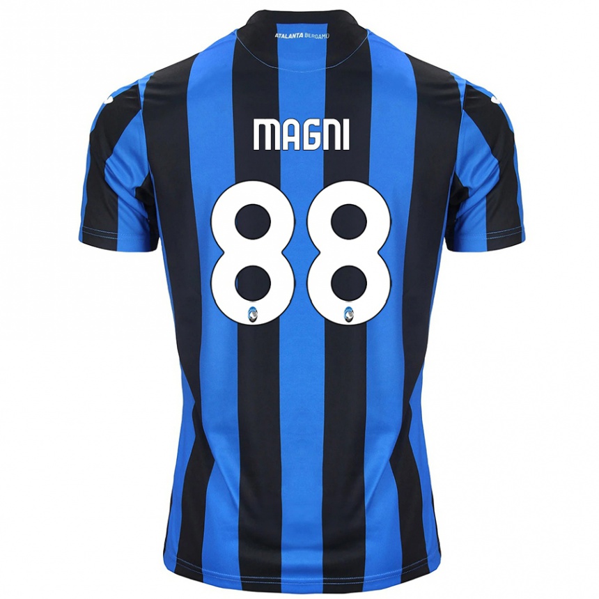 Kids Football Gloria Magni #88 Blue Black Home Jersey 2024/25 T-Shirt Canada