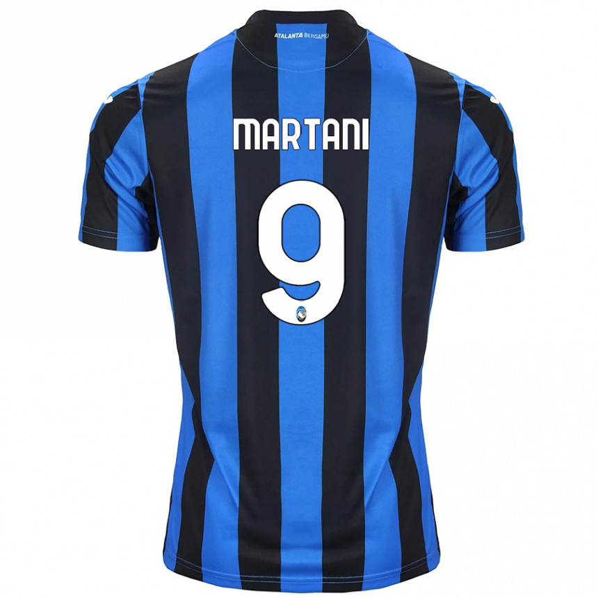 Enfant Football Maillot Alice Martani #9 Bleu Noir Tenues Domicile 2024/25 Canada