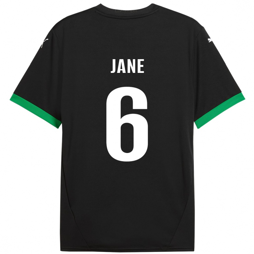 Kids Football Refiloe Jane #6 Black Dark Green Home Jersey 2024/25 T-Shirt Canada