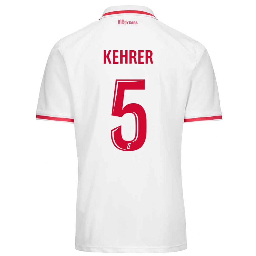 Enfant Football Maillot Thilo Kehrer #5 Blanc Rouge Tenues Domicile 2024/25 Canada