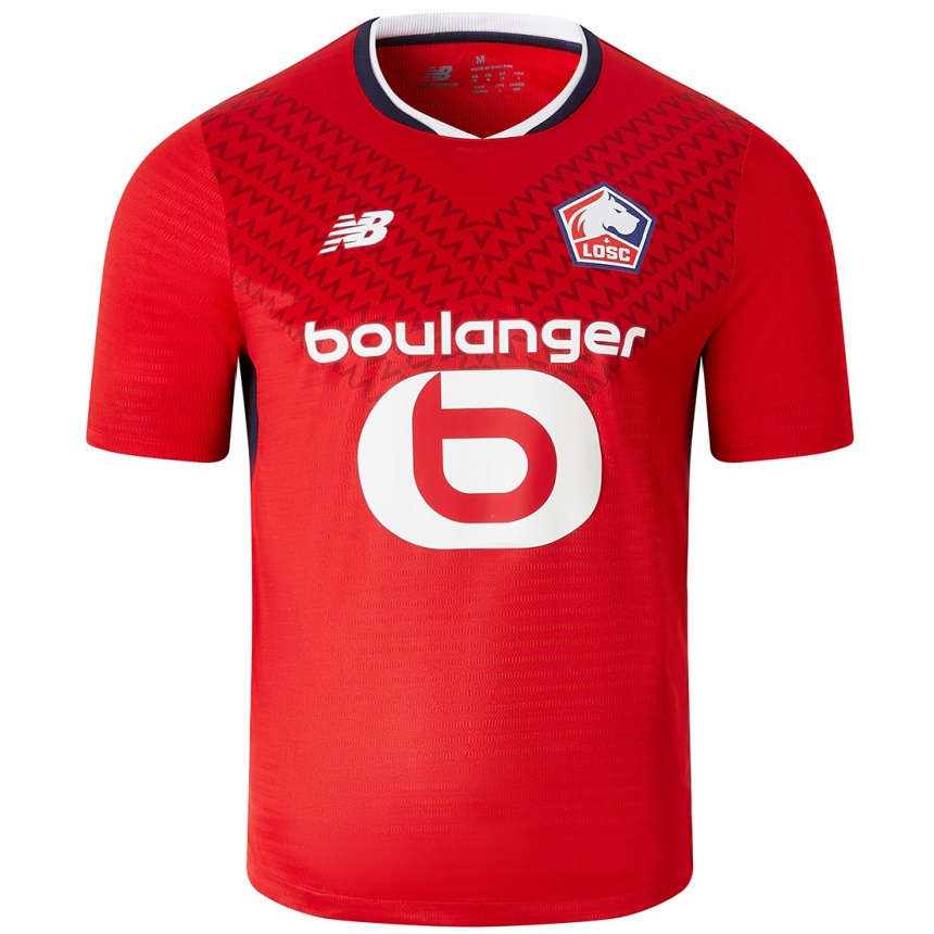 Enfant Football Maillot Adam Ounas #11 Rouge Blanc Tenues Domicile 2024/25 Canada