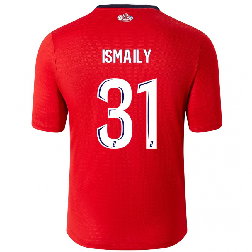 Enfant Football Maillot Ismaily #31 Rouge Blanc Tenues Domicile 2024/25 Canada